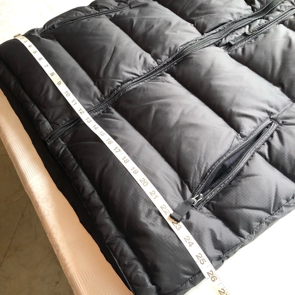 Gap Black Nylon Down Fill Quilted Puffer Jacket Warm Winter Coat Men’s Size L - Picture 10 of 16